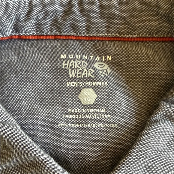 Mountain Hardwear Gray Casual Button-Down Shirt - Picture 3 of 5